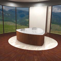 Pool Spa fürdőszobai pezsgőkád